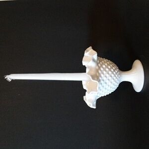 VTG FENTON HOBNAIL CANDLE HOLDER/COMPOTE